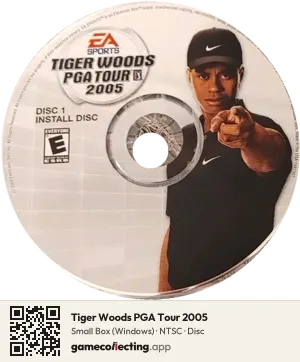 Tiger Woods PGA Tour 2005 Computer, NTSC disc