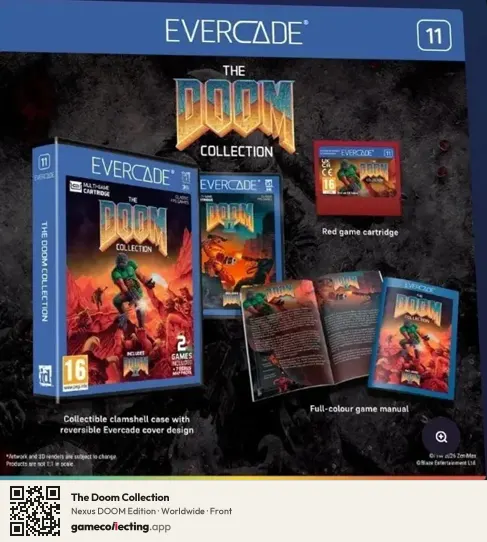 The Doom Collection Evercade, Worldwide box front