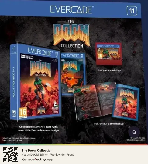 The Doom Collection Evercade, Worldwide box front