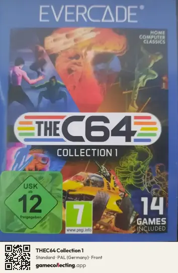 THEC64 Collection 1 Evercade, Germany box front