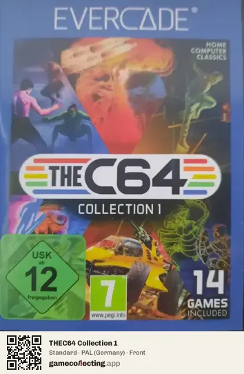 THEC64 Collection 1 Evercade, Germany box front