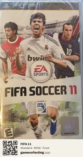 FIFA 11 PlayStation Portable, NTSC box front