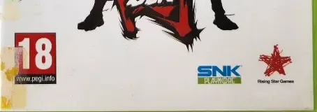 Samurai Shodown Sen, the PEGI square on its front