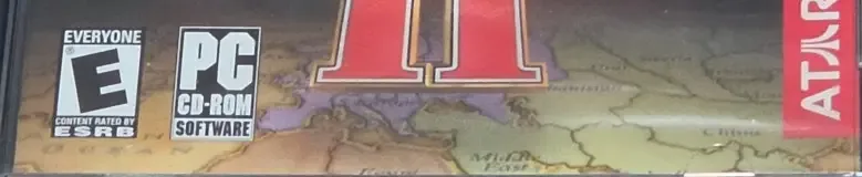 Risk II, the ESRB box on its front