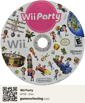 Wii Party Nintendo Wii, NTSC disc
