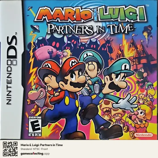 Mario & Luigi: Partners in Time Nintendo DS, NTSC box front