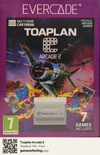 Toaplan Arcade 2 Evercade, PAL box front