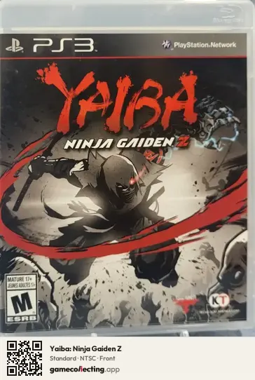 Yaiba: Ninja Gaiden Z PlayStation 3, NTSC box front
