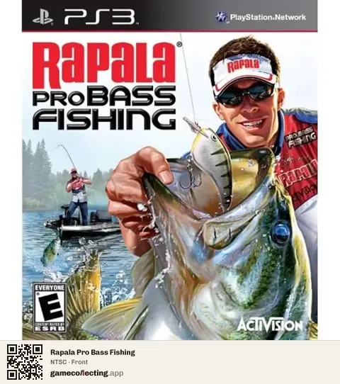 Rapala Pro Bass Fishing PlayStation 3, NTSC box front
