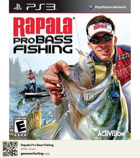 Rapala Pro Bass Fishing PlayStation 3, NTSC box front