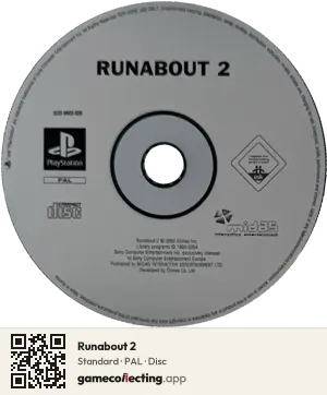 Runabout 2 PlayStation, PAL disc