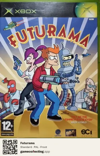 Futurama Xbox, PAL box front