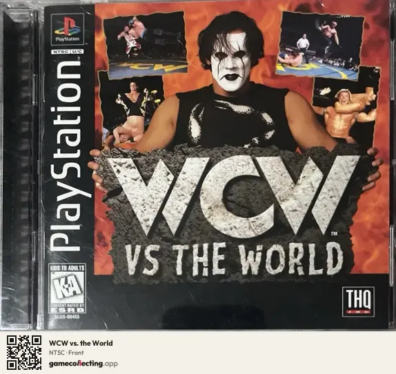 WCW vs. the World PlayStation, NTSC box front