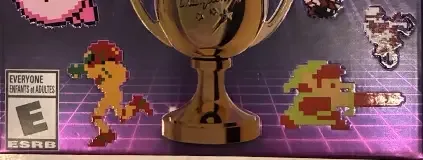Nintendo World Championships: NES Edition, the ESRB box on its front