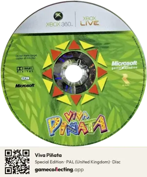 Viva Piñata Xbox 360, PAL disc