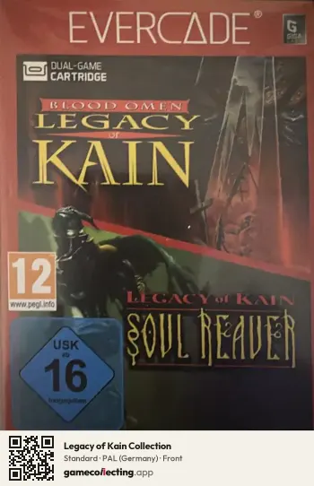 Legacy of Kain Collection Evercade, Germany box front