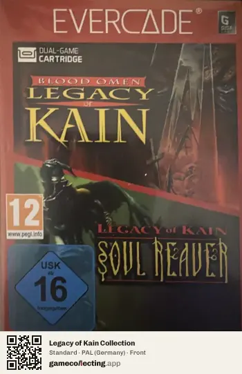 Legacy of Kain Collection Evercade, Germany box front