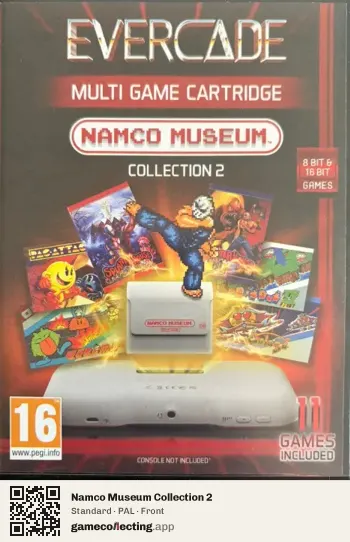 Namco Museum Collection 2 Evercade, PAL box front