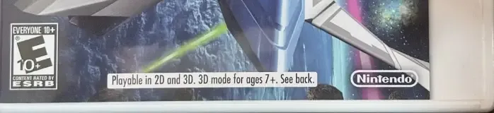 Star Fox 64 3D, the CERO letter on its front