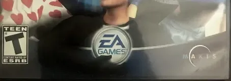 The Sims, the ESRB box on its front