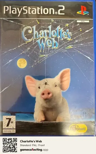Charlotte's Web PlayStation 2, PAL box front