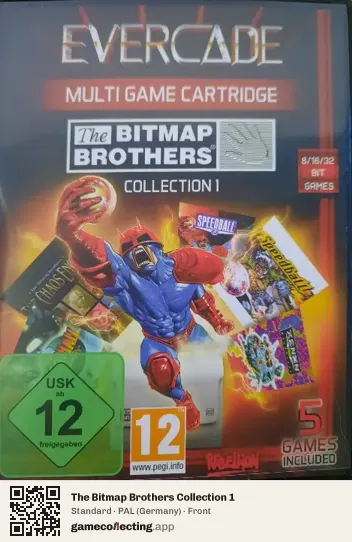 The Bitmap Brothers Collection 1 Evercade, Germany box front