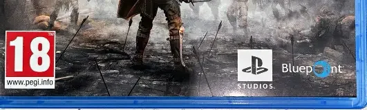 Demon's Souls, the PEGI square on its front