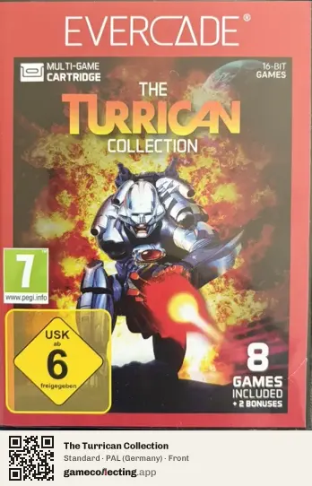 The Turrican Collection Evercade, Germany box front