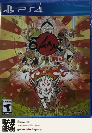 Ōkami HD PlayStation 4, NTSC box front