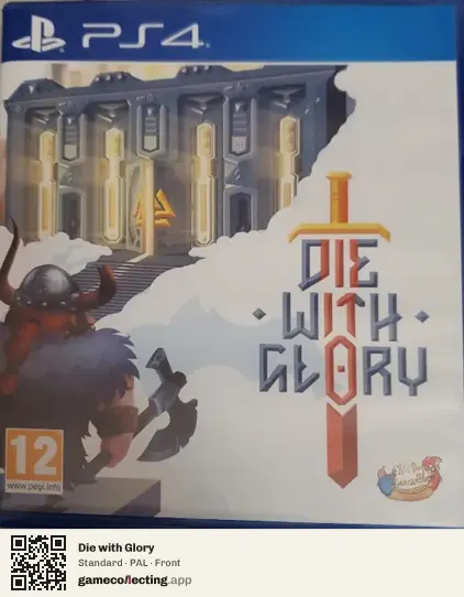 Die with Glory PlayStation 4, PAL box front