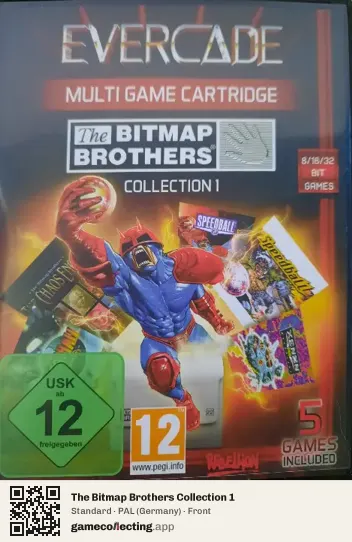 The Bitmap Brothers Collection 1 Evercade, Germany box front
