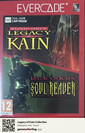 Legacy of Kain Collection Evercade, PAL box front