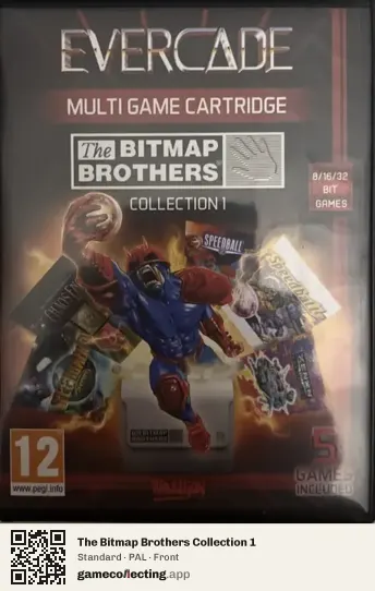 The Bitmap Brothers Collection 1 Evercade, PAL box front