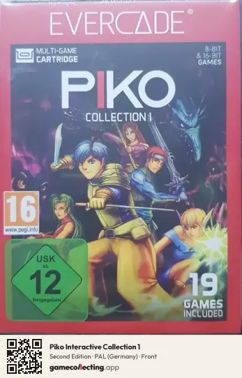 Piko Interactive Collection 1 Evercade, Germany box front
