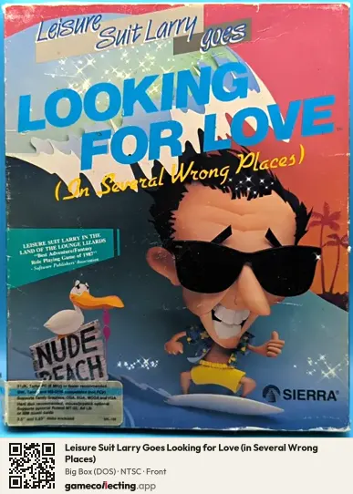 Leisure Suit Larry Goes Looking for Love (in Several Wrong Places) Computer, NTSC box front