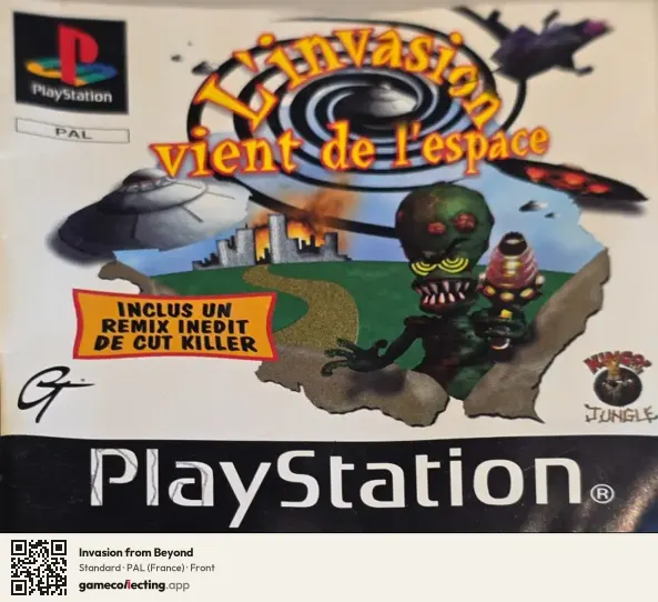 Invasion from Beyond PlayStation, France box front