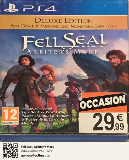 Fell Seal: Arbiter's Mark PlayStation 4, PAL box front