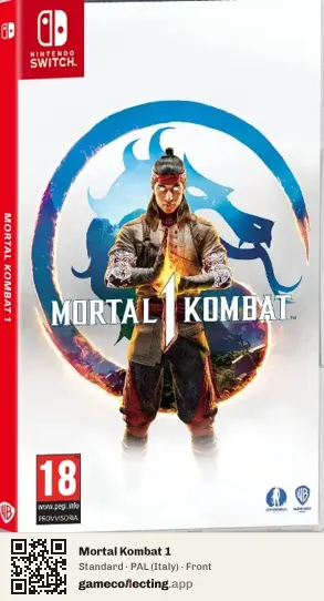 Mortal Kombat 1 Nintendo Switch, Italy box front
