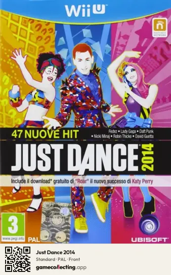 Just Dance 2014 Nintendo Wii U, PAL box front
