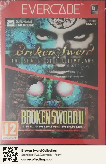 Broken Sword Collection Evercade, Germany box front