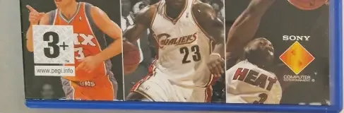 NBA 08, the PEGI square on its front