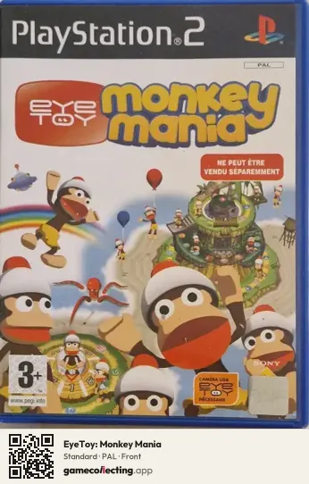 EyeToy: Monkey Mania PlayStation 2, PAL box front
