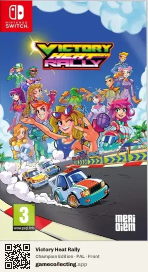 Victory Heat Rally Nintendo Switch, PAL box front