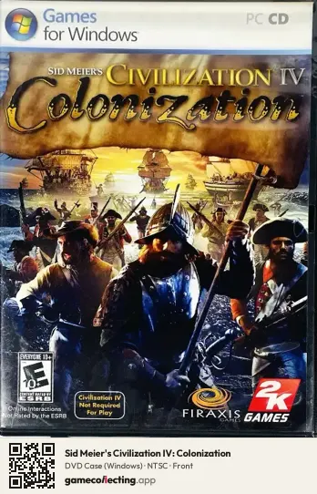 Sid Meier's Civilization IV: Colonization Computer, NTSC box front