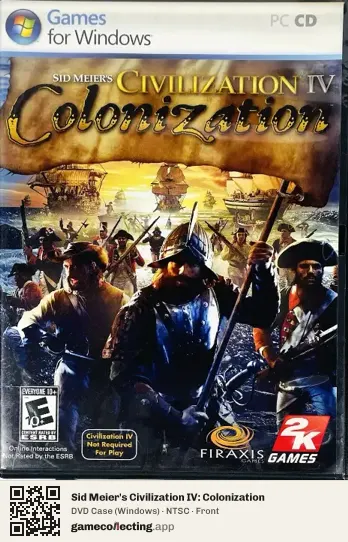Sid Meier's Civilization IV: Colonization Computer, NTSC box front