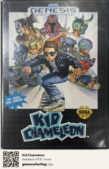 Kid Chameleon Sega Mega Drive / Genesis, NTSC box front