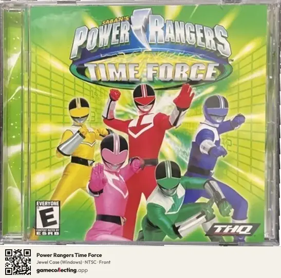 Power Rangers Time Force Computer, NTSC box front