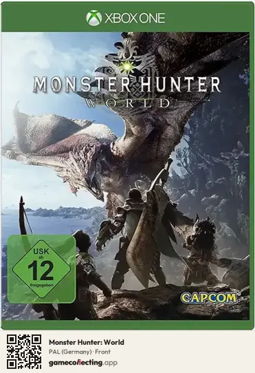 Monster Hunter: World Xbox One, Germany box front
