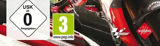 MotoGP 14, the USK square on its front