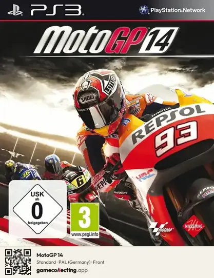 MotoGP 14 PlayStation 3, Germany box front